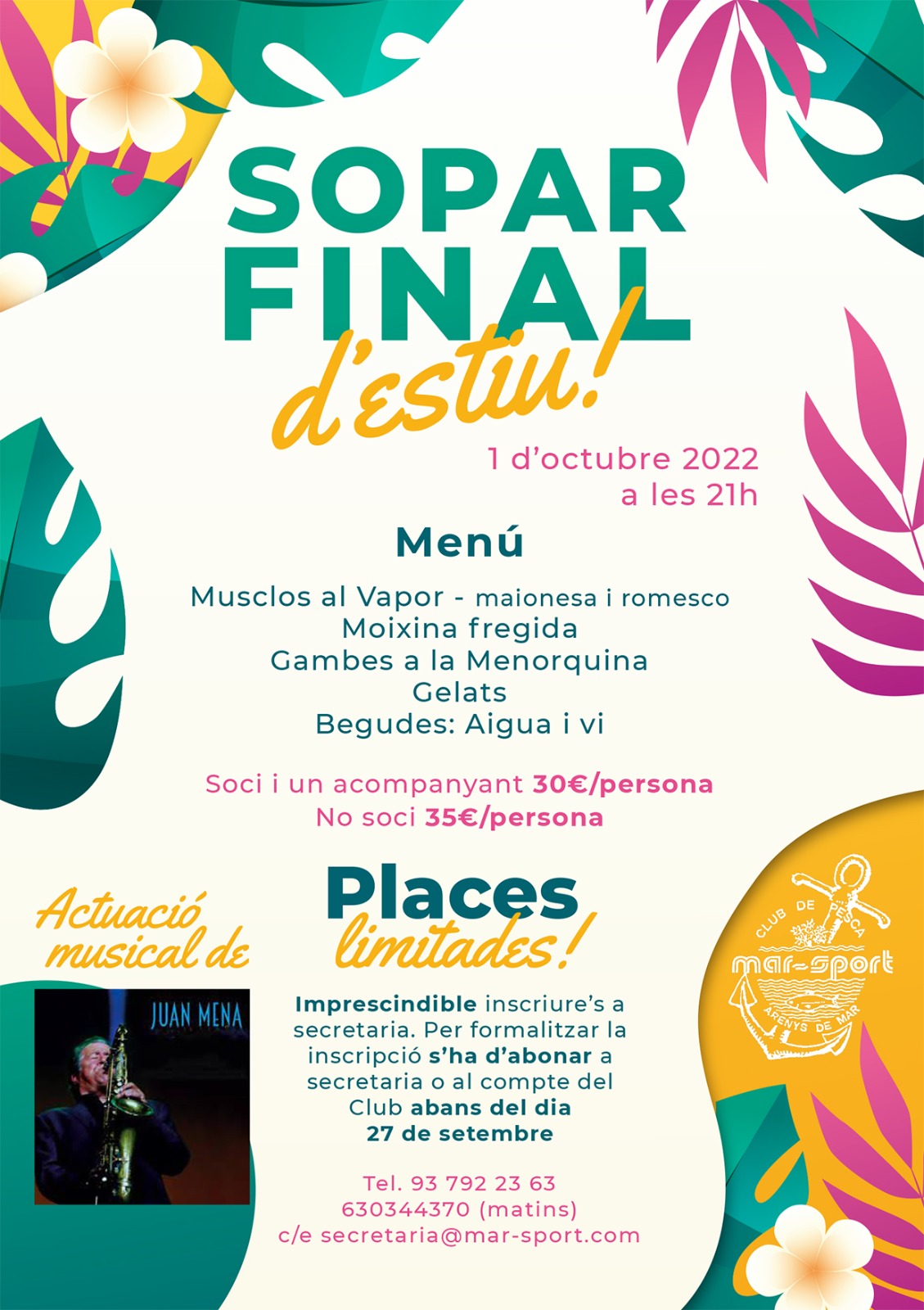 SOPAR FINAL D’ESTIU