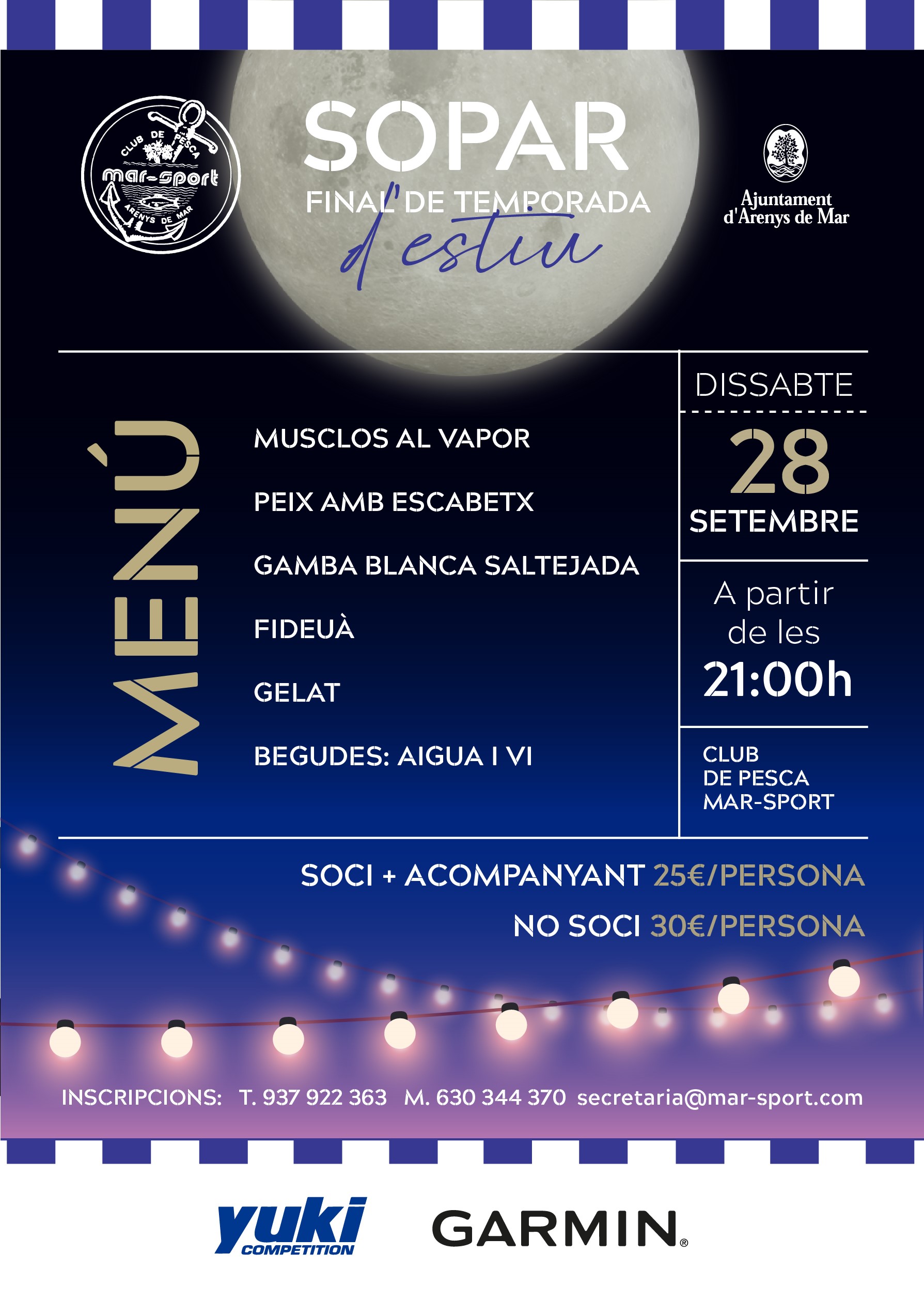 SOPAR DE FINAL DE TEMPORADA D’ESTIU 2024