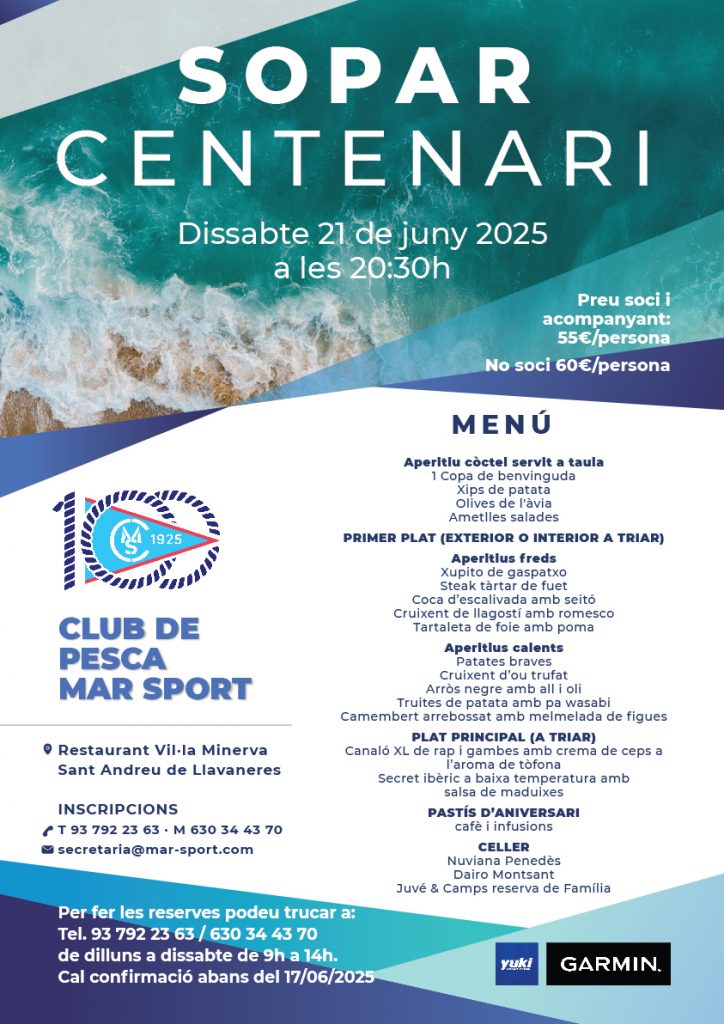 SOPAR DEL CENTENARI